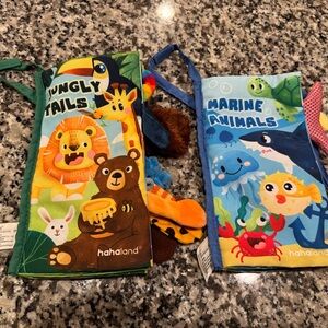 Hahaland Jungle and Marine Animals Soft Books